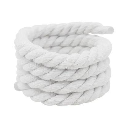 Round Thick Rope Shoelaces – High-Quality Polyester Cotton, Solid Color, 0.8cm Width, 120/140/160cm