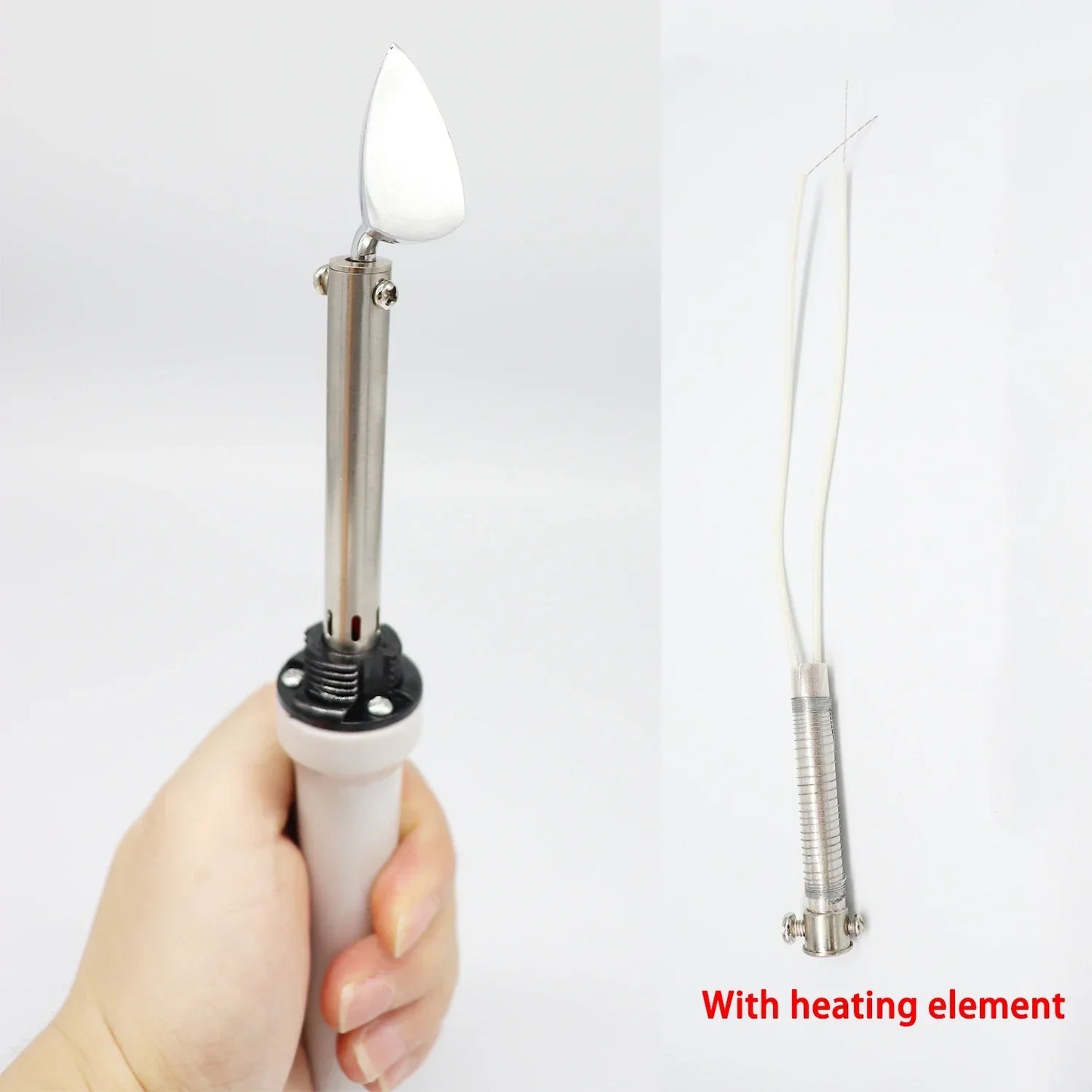 40W Mini Electric Soldering Iron — Adjustable 130/250°C Quick-Heating Tool for Household, Leather, Clothing & Wrinkle Removal