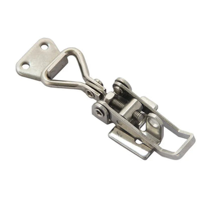 SUS 304 Stainless Steel Adjustable Locking Spring Loaded Toggle Latch | Durable Case, Box, Chest, and Trunk Hasp Catch