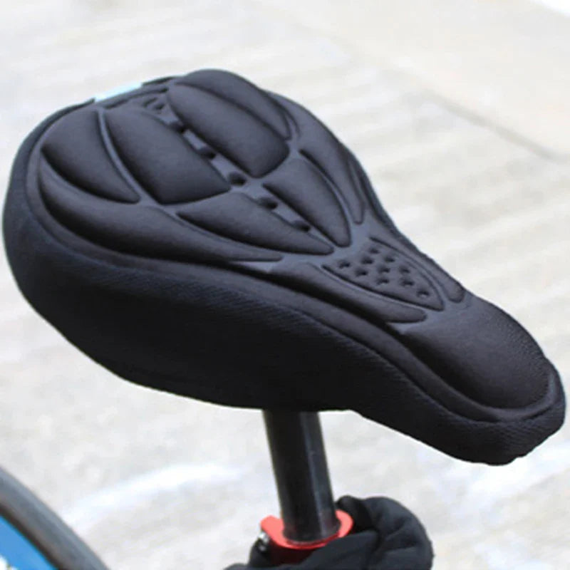 3D Soft Bike Saddle Seat Cover | Comfortable Foam Cushion for Cycling & Bike Accessories