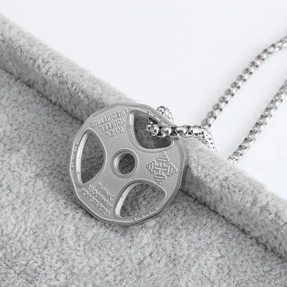 Stainless Steel $100 Bill Pendant Necklace for Men & Women – Fashion Lucky Wealth Jewelry Gift Necklace
