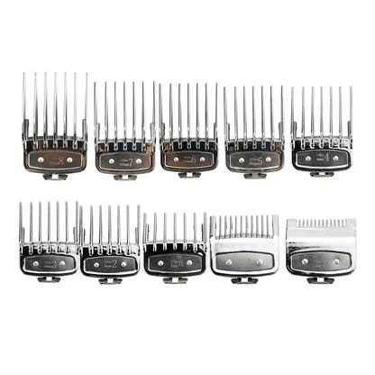 8/10PC Universal Hair Clipper Guard Set – Professional Limit Guide Combs for Wahl Trimmers & Barber Accessories
