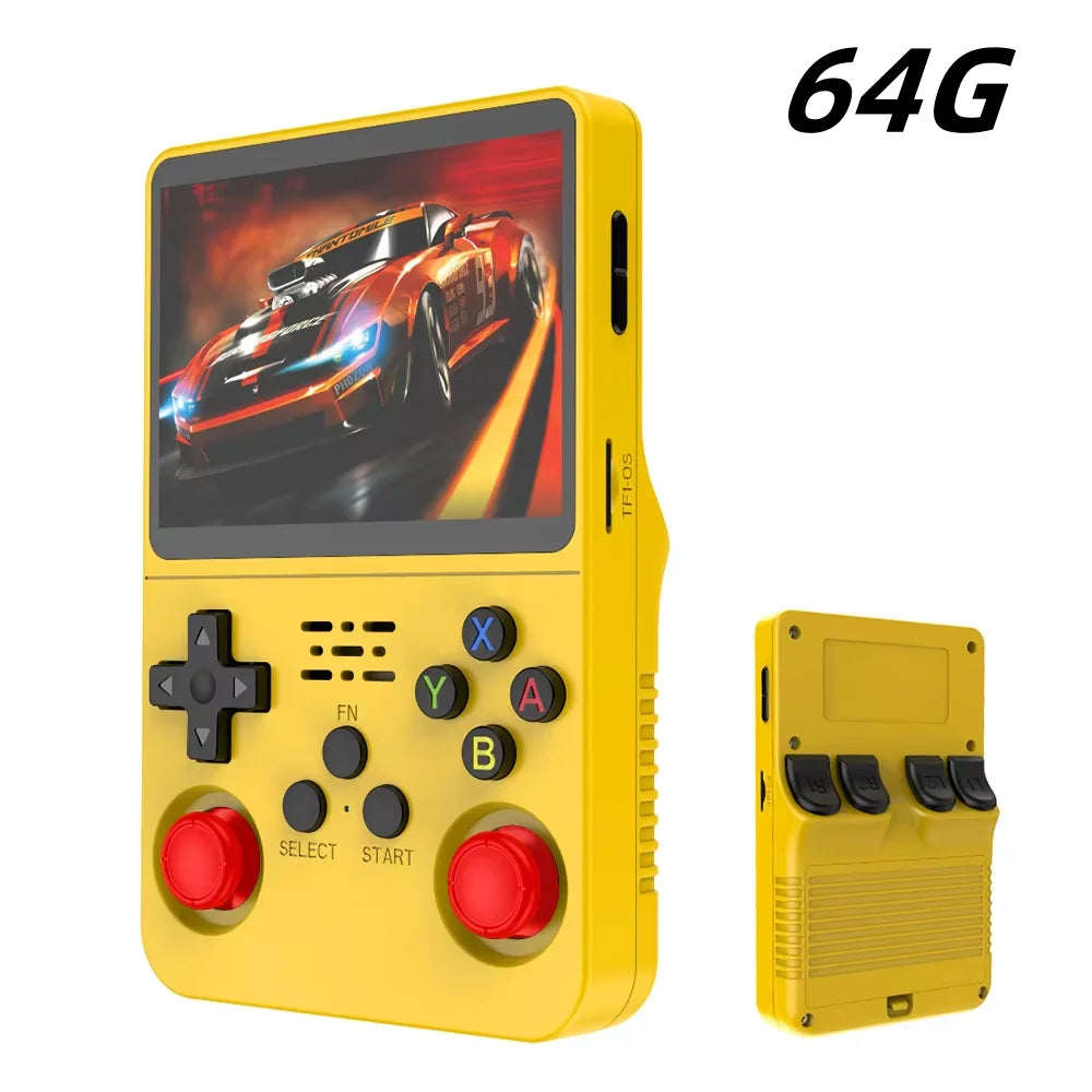 BOYHOM R36S Retro Handheld Game Console – 3.5" IPS, Linux ARKOS, Dual-RAM, 15,000+ Games, 64GB/128GB Portable Pocket Player
