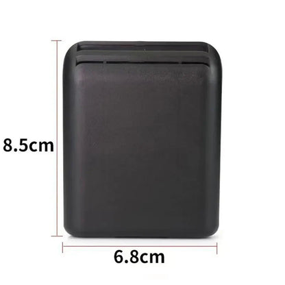 Multifunction Car Organizer - Auto Seat Crevice Storage Box with Card Ticket Bracket Stand, Universal Interior Accessories (6.8x8.5cm)