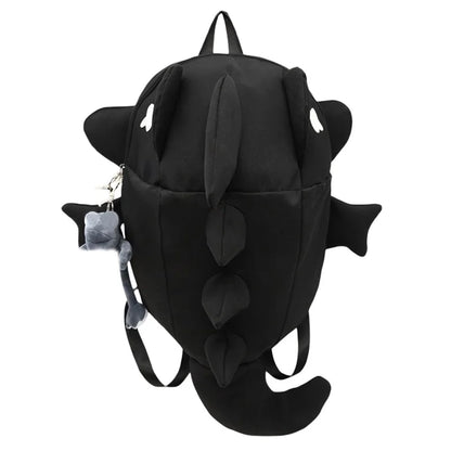 Unisex Shark-Shaped Backpack – Trendy Large Capacity School & Daily Bag for Casual Street Use (Pendant Not Included)