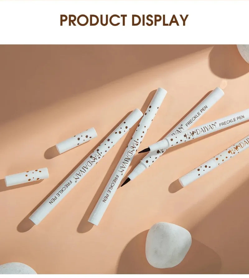 Face Fake Freckles Pen – Natural Waterproof Lifelike Dot Spot Makeup Tool for Long-Lasting Look