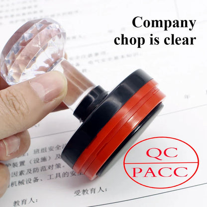 Personalized Logo Self-Inking Stamp: Customized Photosensitive Ink Stamp with Your Design Picture