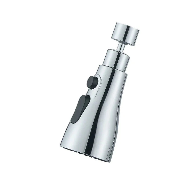Metal Alloy Faucet Extender with 3 Modes – Water-Saving Home Shower Spray Filter