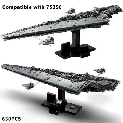 MOC 630PCS Executor Super Spaceship Building Blocks – Model Bricks Toy for Kids, Birthday & Festival Party Gift