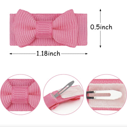 20Pcs Baby Hair Clips Set – Gentle Lanugo Headdress Trumpet Princess Hairpins for Toddlers