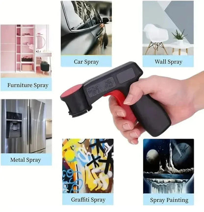 Plastic Portable Spray Paint Handle – Universal Reusable Hand Spray Gun for Car Color Change Film & DIY Pasting