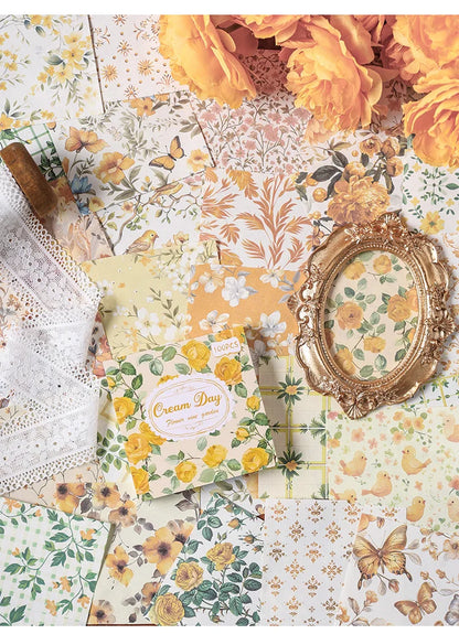 100 Pcs Vintage Multi-Style Writing Paper - Retro Stationery for Scrapbooking, Junk Journals & DIY Crafts