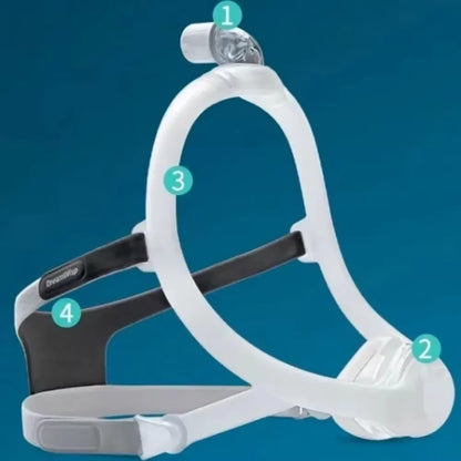 Original DreamWisp Nasal CPAP Mask with Headgear – Anti-Snoring Sleep Apnea Ventilator for Home Use