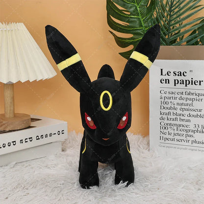 31cm Pokémon Plush – Shiny Umbreon Soft Stuffed Anime Doll | Eevee, Sylveon, Vaporeon, Flareon Collectible Toy