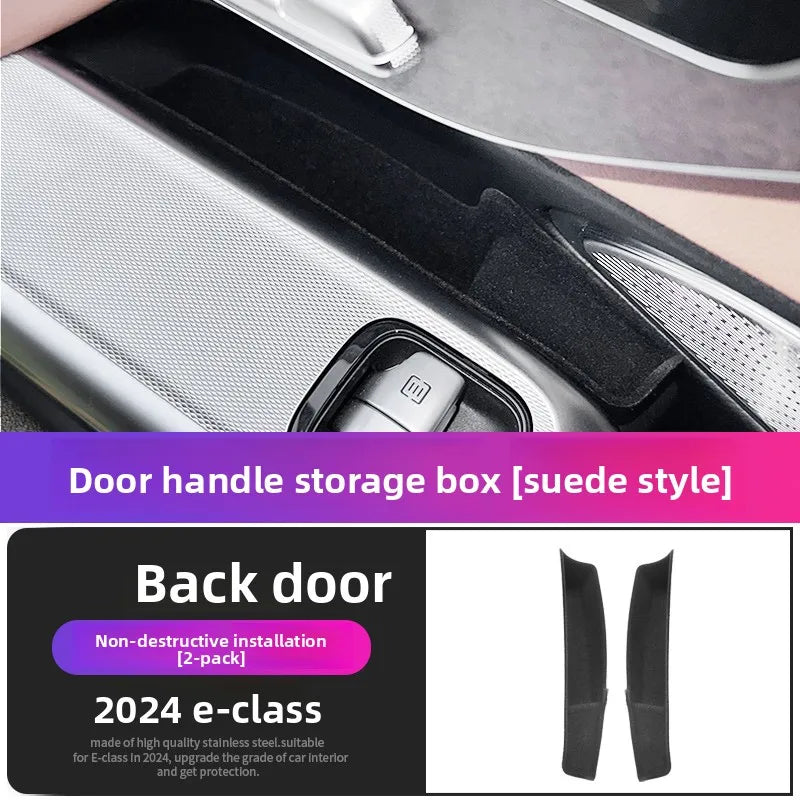 Mercedes-Benz W214 E-Class Door Storage Box Organizer – Compatible with E260/E300 2024+ Interior Car Storage Upgrade Accessory