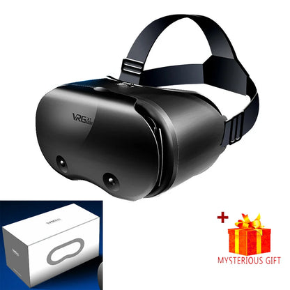 3D Virtual Reality VR Headset for iPhone & Android Smartphones – Immersive Mobile Phone VR Glasses with Real Lenses Goggles