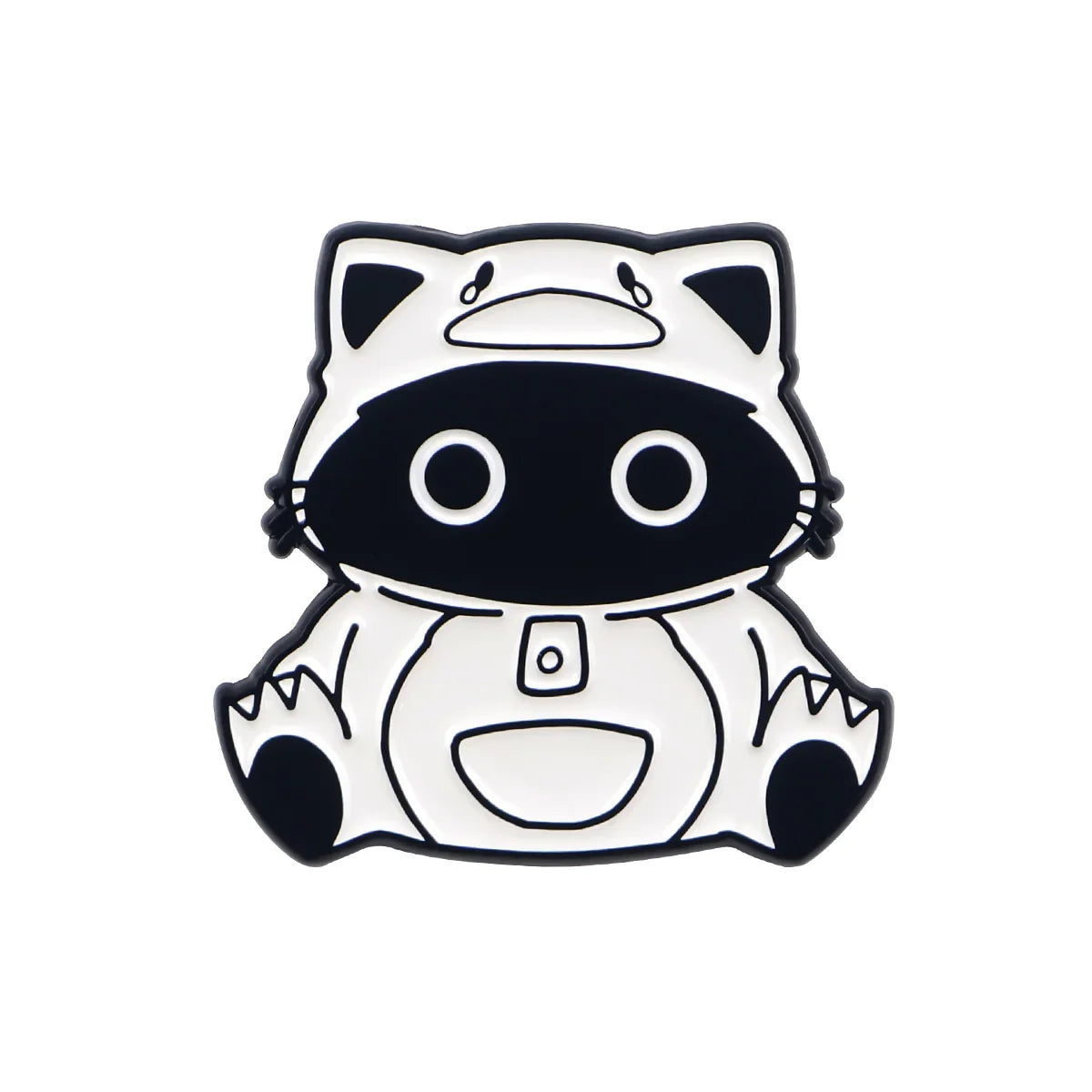 Cute Black Cat Enamel Pin – Animal Brooch Lapel Pin for Backpack, Clothing, Witch Jewelry & Halloween Gifts