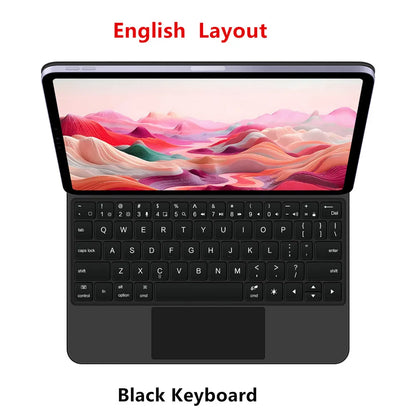 Backlight Magic Keyboard Case for iPad Pro 11/13 & iPad Air 11/13 Inch (2024) – M4/M2 Smart Folio Cover
