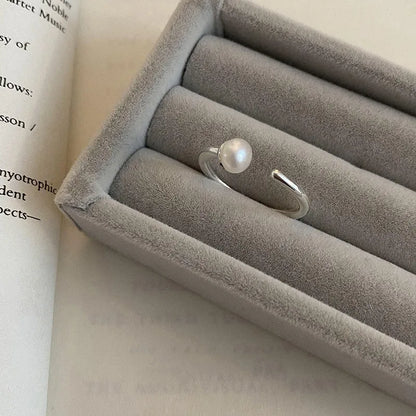 VENTFILLE 925 Sterling Silver Adjustable Ring – Vintage Hollow Line Punk Hip Hop Couple Jewelry