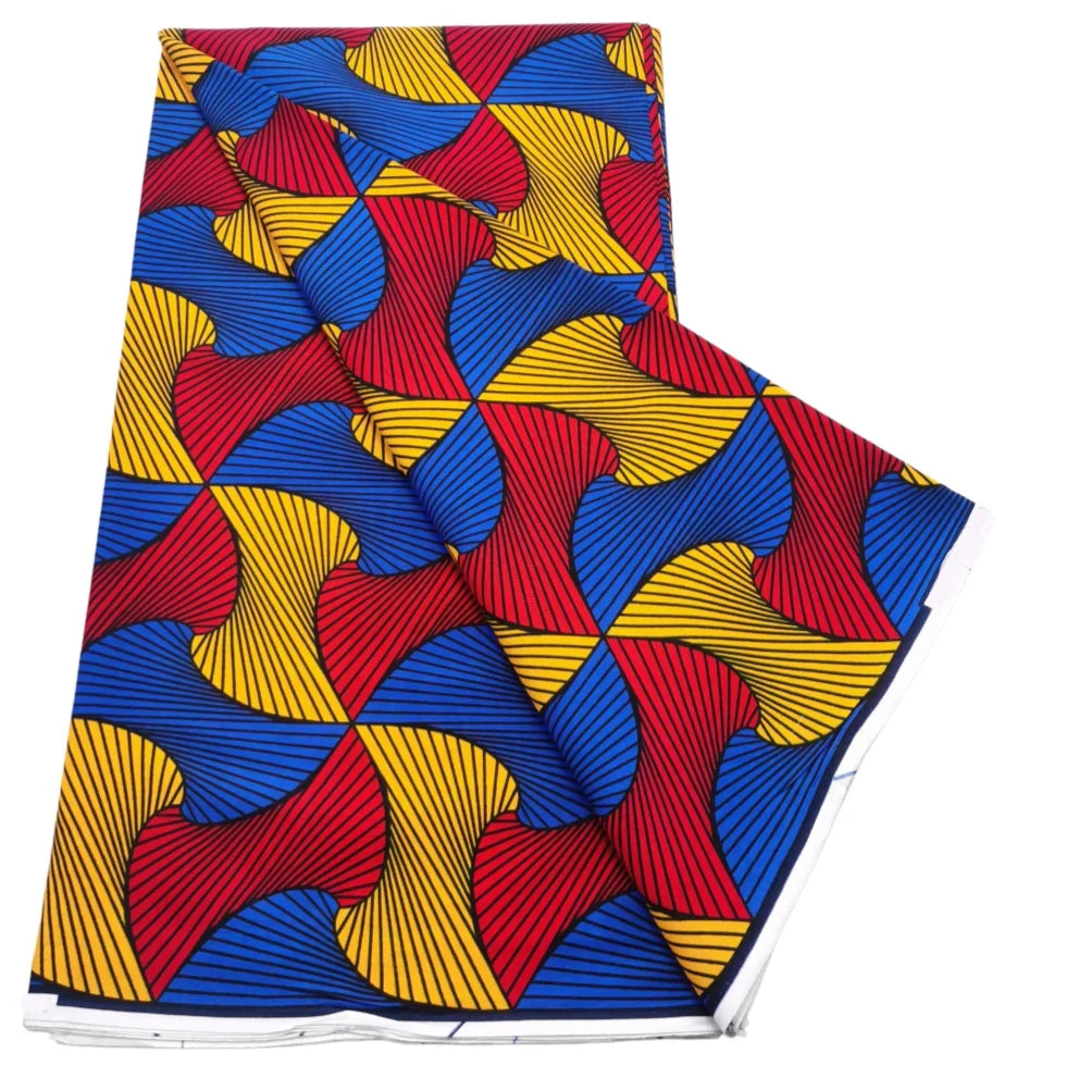 2026 African Real Wax Print Fabric - High Quality Ankara Pagne ABC