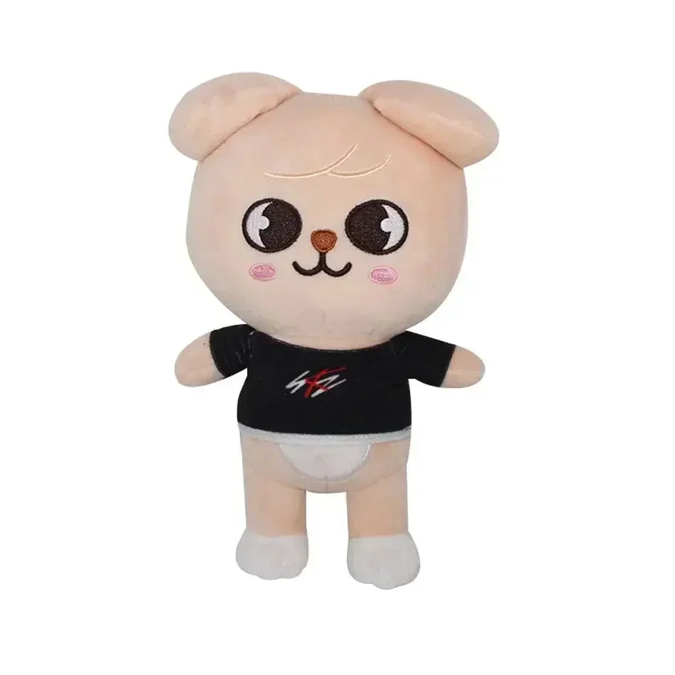 20cm Kawaii Skzoo Plush Toy Set – 8pcs Cartoon Stuffed Animals for Kids, Room Decor & Gifts