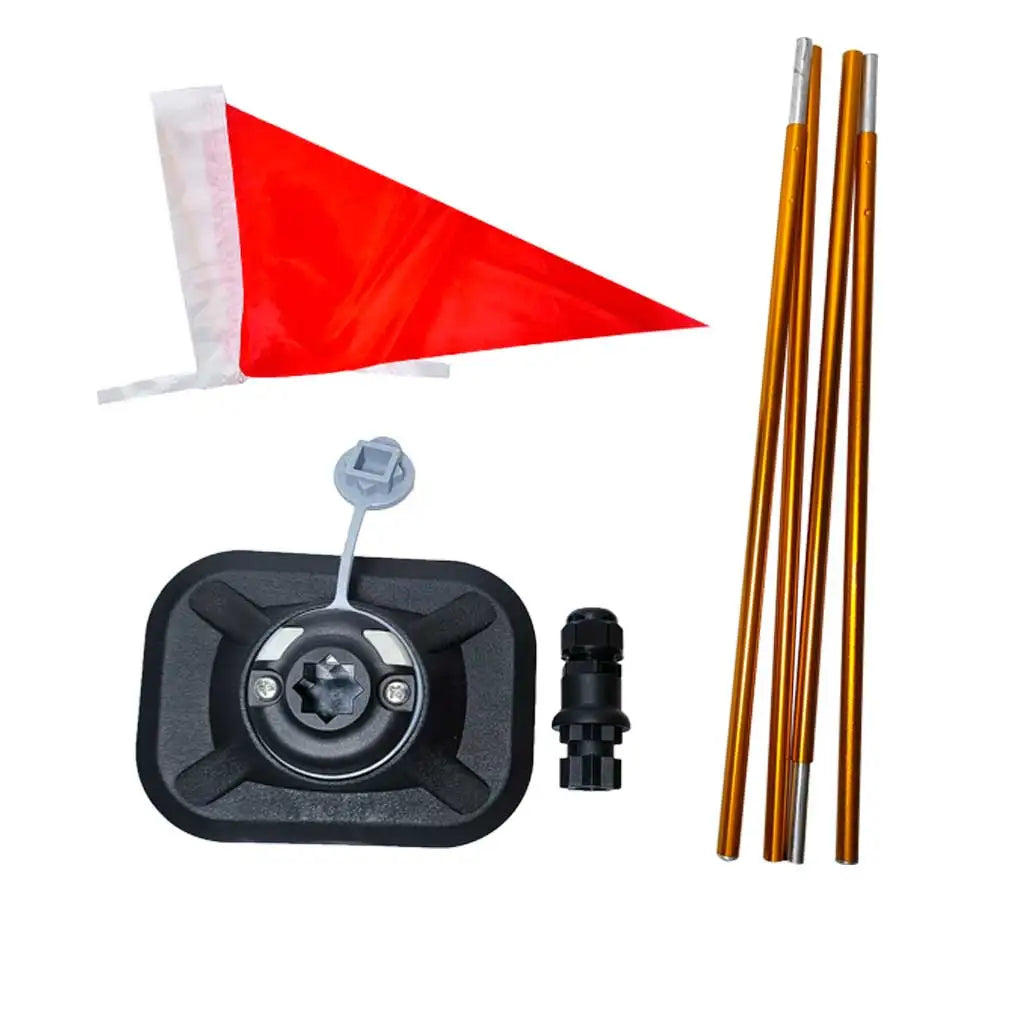 Inflatable PVC Boat Mount Kit – Electronics GPS, Fish Finder, Camera, Safety Flag, Kayak Ball Base & DIY Pad
