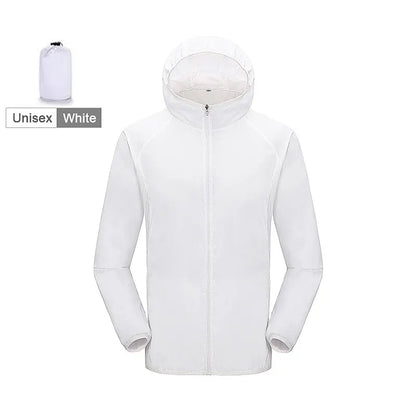 LNGXO Unisex Waterproof Hiking Jacket – Quick Dry Camping Windbreaker, Trekking, Fishing, Anti-UV Rain Coat for Men & Women