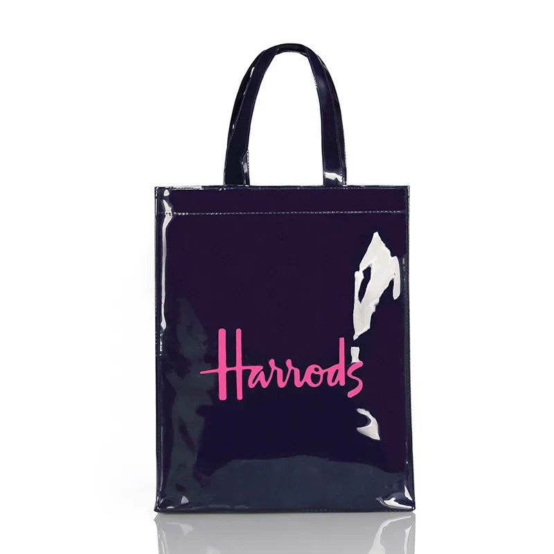 Simple Stylish PVC Reusable Shopping Bag – Luxury Eco-Friendly Waterproof Tote for Summer Beach