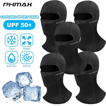 PHMAX Motorcycle Balaclava Riding Mask – Full Face Windproof Warm Breathable Hood Scarf for Biker Wind & Cold Protection