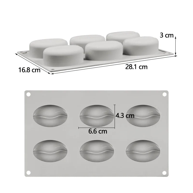3D Lemon Shape Silicone Cake Mold — French Dessert Baking Tools for Brownies, Mousse & Pastry Decoration