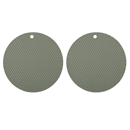 2/4 PCS Multifunction Heat Resistant Silicone Mats – Nonslip Drink Coasters, Pot Holders & Kitchen Placemats