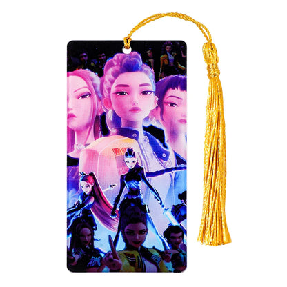 Kpop Demon Hunters Huntrix Cartoon Bookmarks – Cute Anime Stationery for Fans & Book Lovers