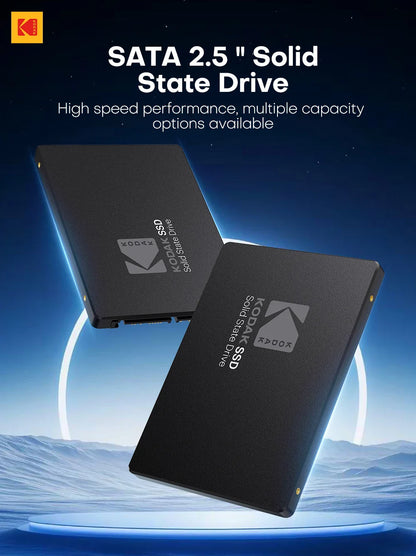 Kodak X120 PRO SSD/HDD – 2.5” SATA Internal Hard Drive, 120GB–1TB for Laptop and Computer