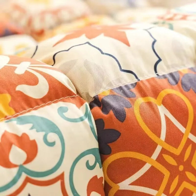 Cotton Floral Sofa Cover - Anti-Slip Couch Cushion & Tatami Furniture Protector