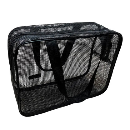 New Mesh Bathing Bag – Portable Shower Toiletry Pouch for Travel Makeup Storage & Bath Essentials