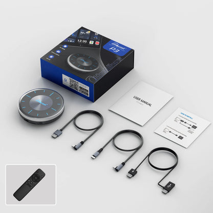 OttoAIBOX P3 CarPlay AI Box — Wireless Android Auto & Mini HDMI TV Box for Toyota, Kia, Hyundai, VW Car Accessories
