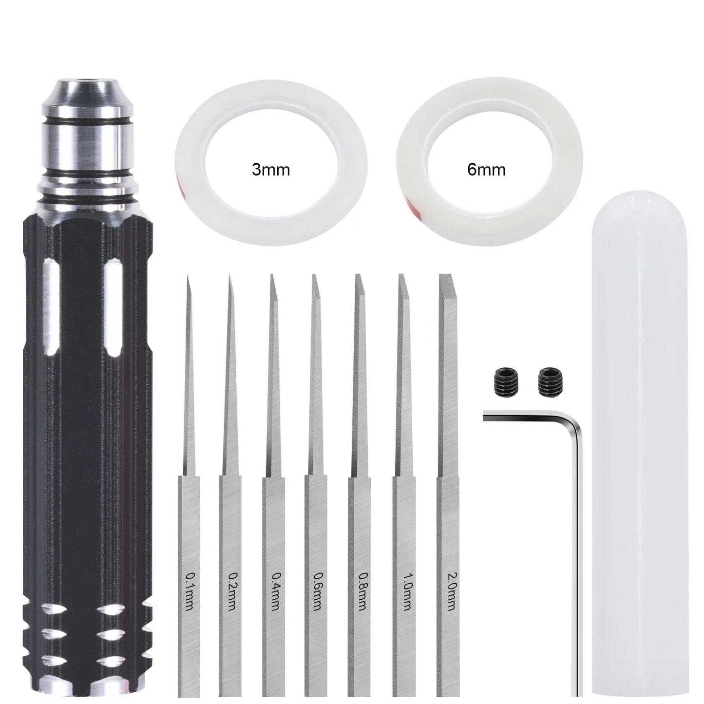 Wear-Resistant Model Carving Scriber Tool Set – Precision Engraving, Cutting & Resin Line Scribing Knife