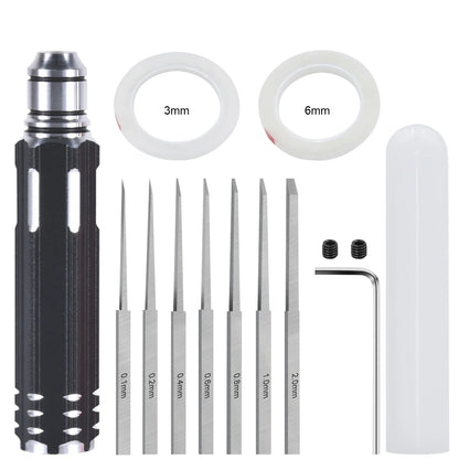 Wear-Resistant Model Carving Scriber Tool Set – Precision Engraving, Cutting & Resin Line Scribing Knife