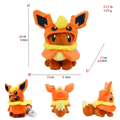 Eevee Evolution Plush Toys – Umbreon, Espeon, Jolteon & More Soft Stuffed Cartoon Collection