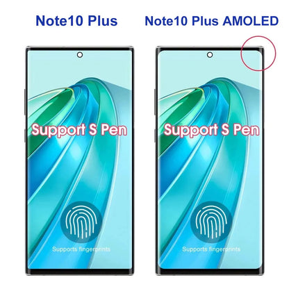 AMOLED Screen for Samsung Galaxy Note10+ (N975F) — LCD Touch Display with Frame, S Pen & Fingerprint Support