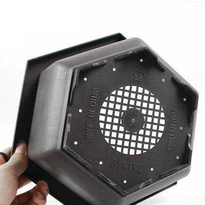 Hexagon Flower Pots – Succulent Box Planter, Plant Container for Home & Office Decor