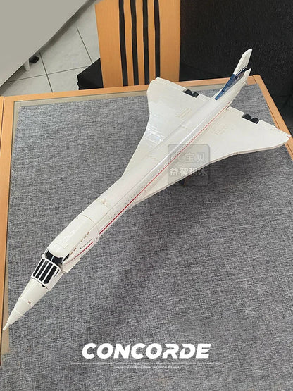 2083PCS Airbus Concorde Building Blocks — World’s First Supersonic Airliner Model, Aviation Shuttle Toy for Kids Christmas Gift