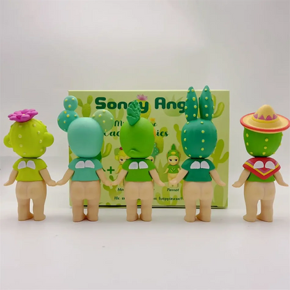 Sonny Angel Mini Figure Cactus Series — Mystery Blind Box Toy Doll, Lucky Mascot, Handmade Christmas Gift