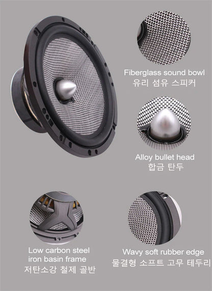 165AS Access Performance Component Car Speakers - 6.5 Inches, 120W - Perfect Father's Day Gift