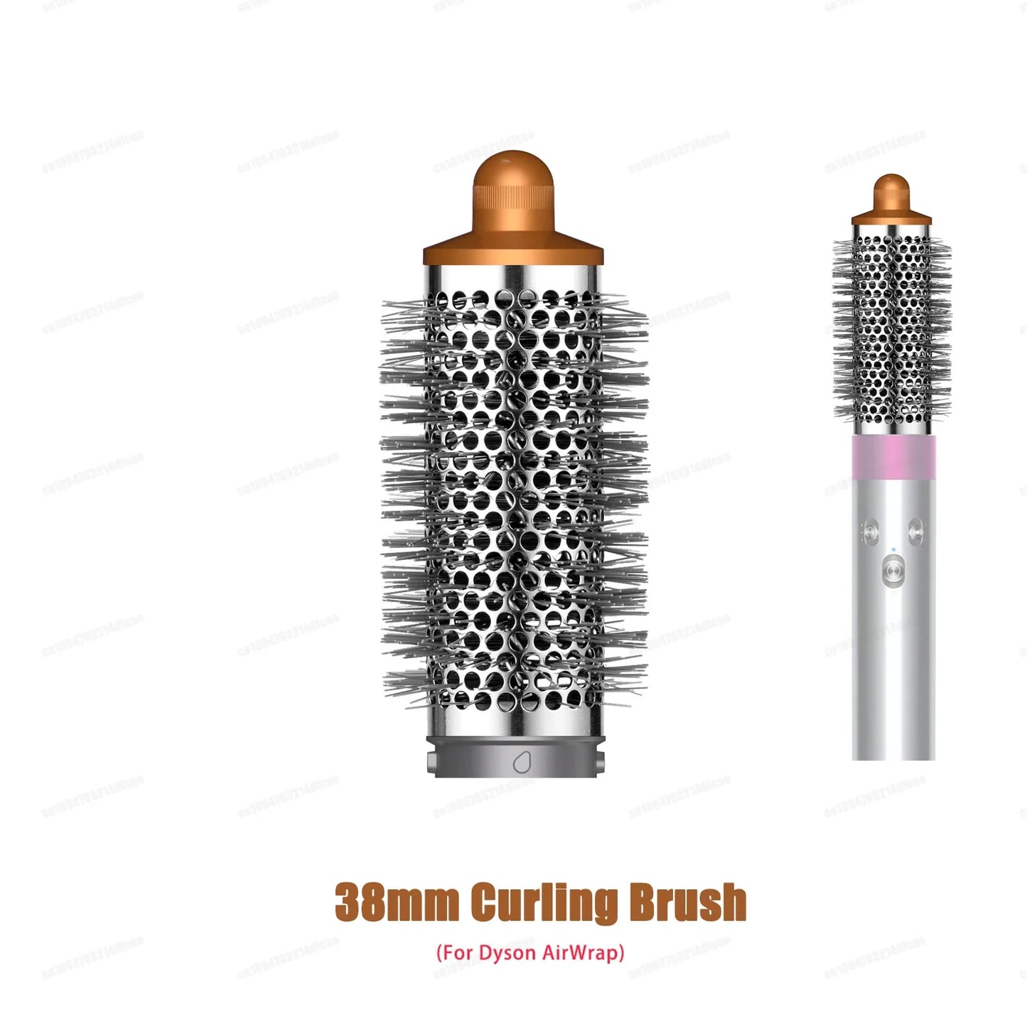 Dyson Airwrap HS01/HS05 Hair Styling Nozzle Brush – 30/40mm Anti-Hair Auto-Curling 360° Rotating Attachment for Dyson Hair Dryer