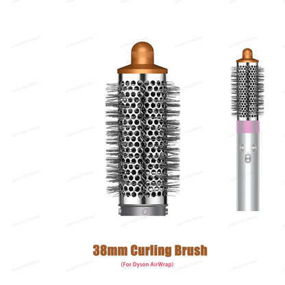 Dyson Airwrap HS01/HS05 Hair Styling Nozzle Brush – 30/40mm Anti-Hair Auto-Curling 360° Rotating Attachment for Dyson Hair Dryer