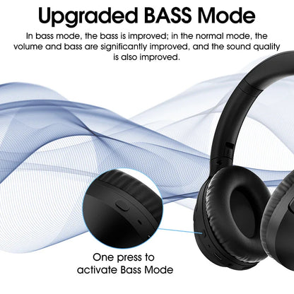 QCY H2 Pro Wireless Headphones - Bluetooth 5.3, HIFI 3D Stereo, BASS Mode Gaming Earbuds, 70H Playtime, Over-Ear Headset