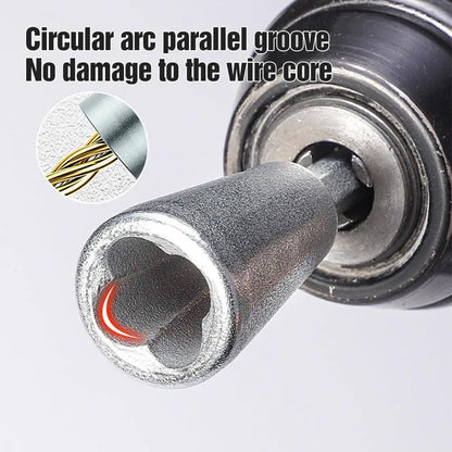 Electric Wire Twisting Tool for Power Drill — Multi-Tool Connector Twister for Electricians