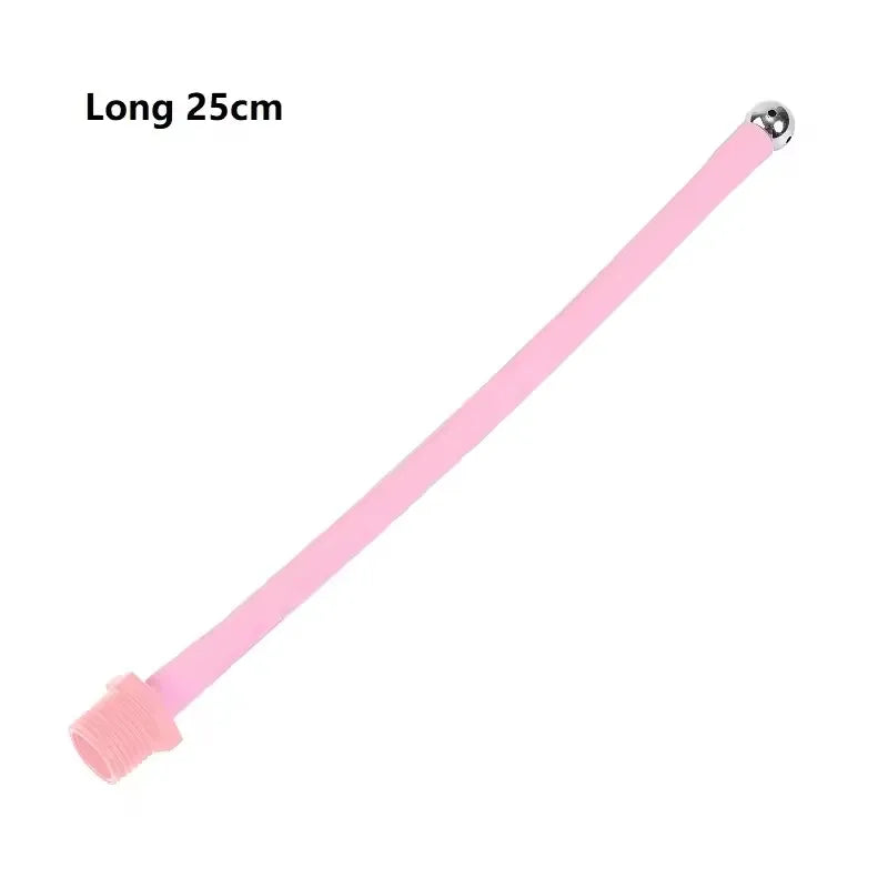 50–200cm Silicone Enema Syringe Set – Douche, Anal Shower, Beads & Nozzle Attachment