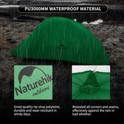 Naturehike Cloud Up 2-Person Camping Tent – Waterproof, Ultralight, Easy Build Beach Tent for Hiking & Backpacking Outdoors